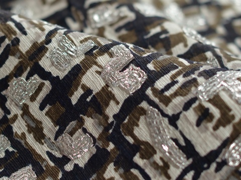 gigi blue embroidered