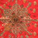 antique Indian embroidered textile - tulu textiles