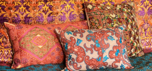 vintage pillows & textiles